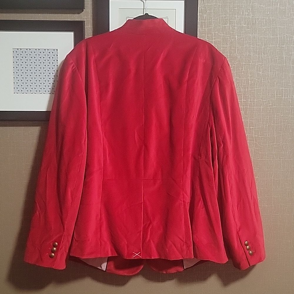 Talbots Aberdeen Velvet Blazer - Picture 6 of 12